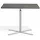 Boost Gas Lift Single Leg Table for Rectangular Tops